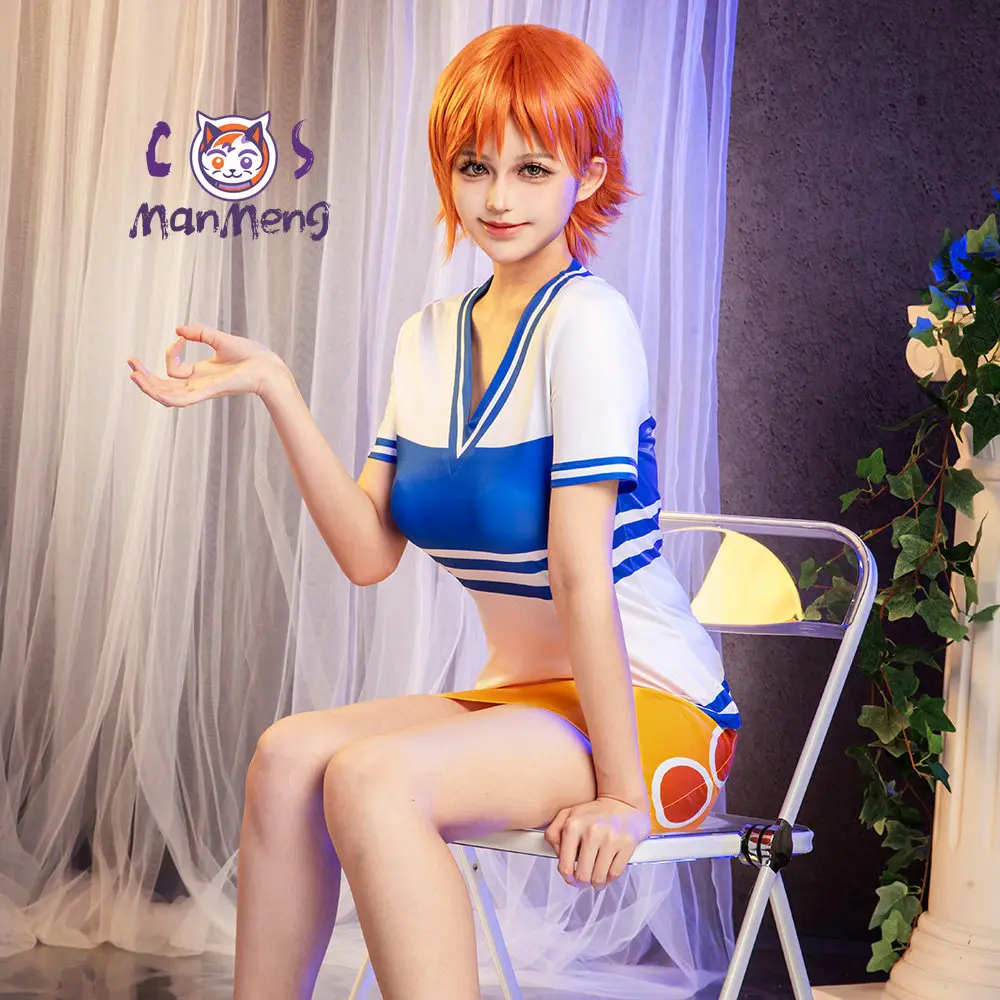 Nami two years ago Cosplay Anime OP Costume Blue and white striped top dress Halloween party women daily role-playing uniform
Nami two years ago Cosplay Anime OP Costume Blue and white striped top dress Halloween party women daily role-playing uniform