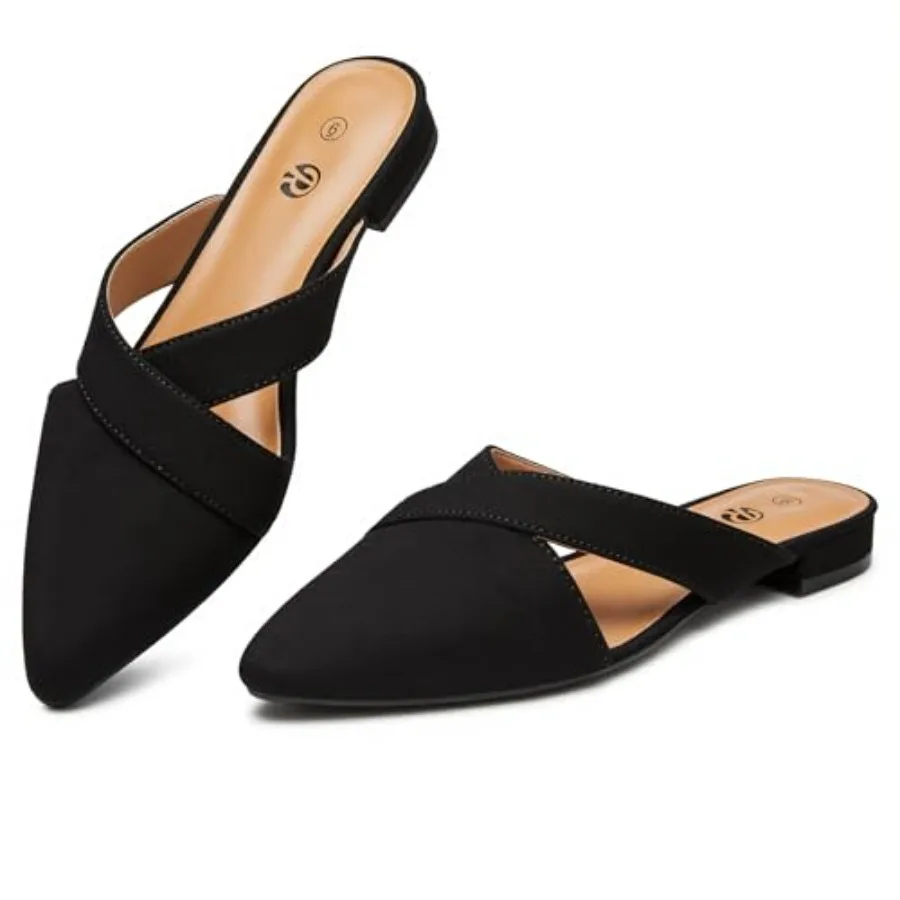 Rekayla Women's Mules Closed Pointed Toe Flats Backless Loafers Shoes for Women
Rekayla Women's Mules Closed Pointed Toe Flats Backless Loafers Shoes for Women