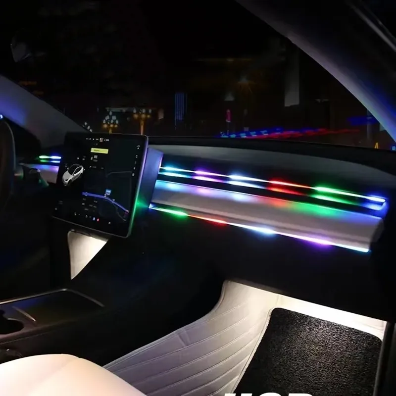 Car LED Ambient Strip Light 110cm USB Plug With App Remote Control Atmosphere Lights Auto Interior Decorative Lamp Fiber
Car LED Ambient Strip Light 110cm USB Plug With App Remote Control Atmosphere Lights Auto Interior Decorative Lamp Fiber
