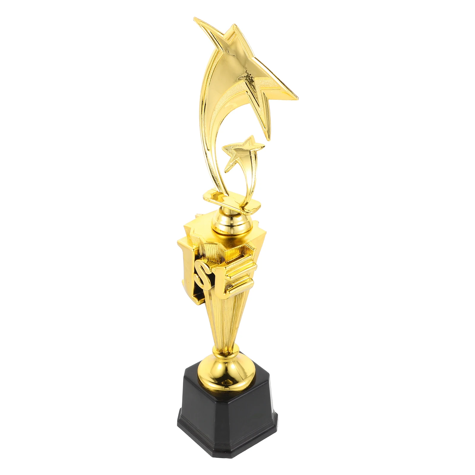 Pentagram First Place Trophy Golden Plastic Cup for Kids Reward Office Competition Fake Soccer Champions Awards
Pentagram First Place Trophy Golden Plastic Cup for Kids Reward Office Competition Fake Soccer Champions Awards