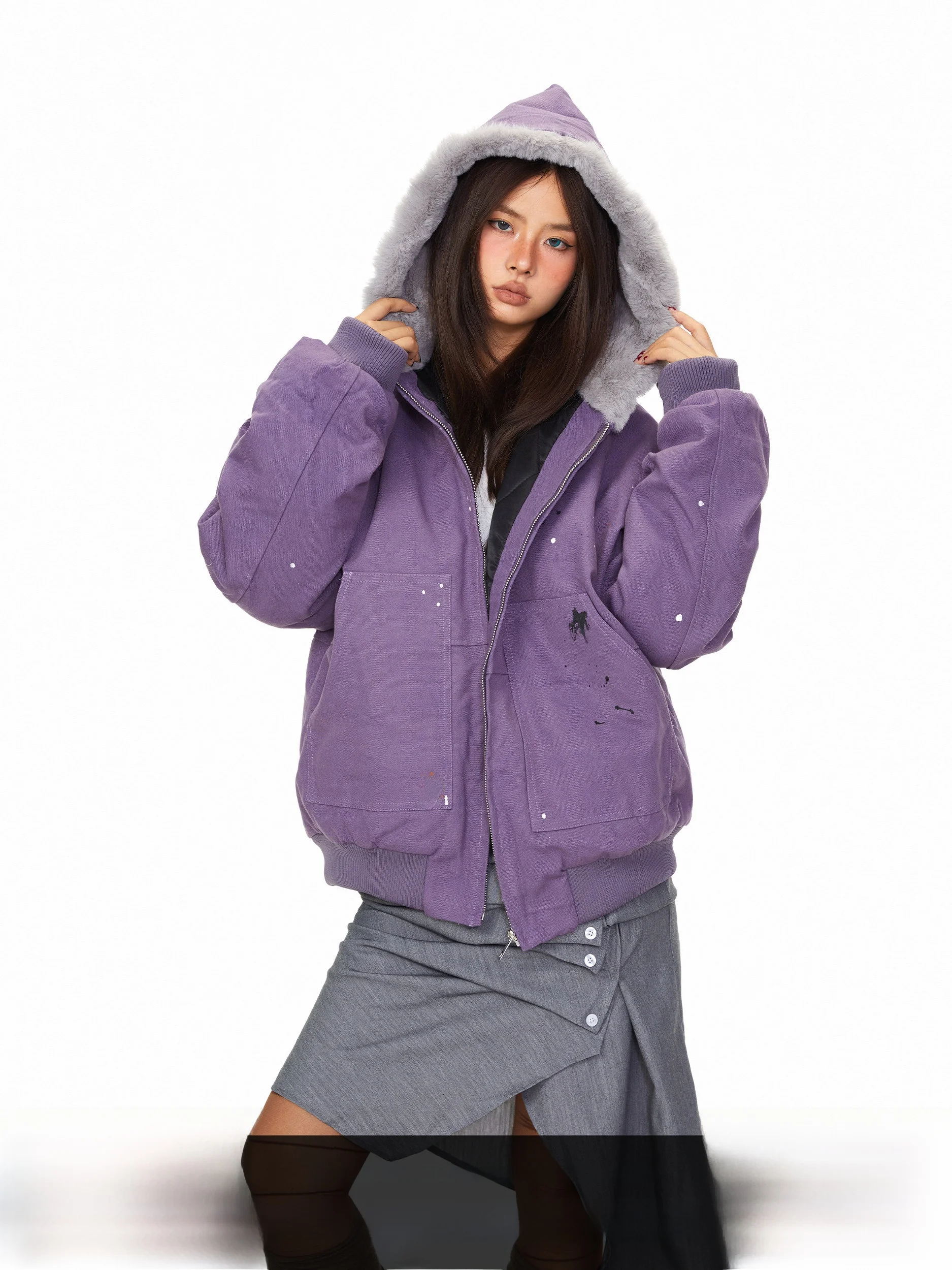 Женское свободное хлопковое пальто Blabb на подкладке с капюшоном, осень-зима, модное американское брендовое парусиновое пальто
Женское свободное хлопковое пальто Blabb на подкладке с капюшоном, осень-зима, модное американское брендовое парусиновое пальто