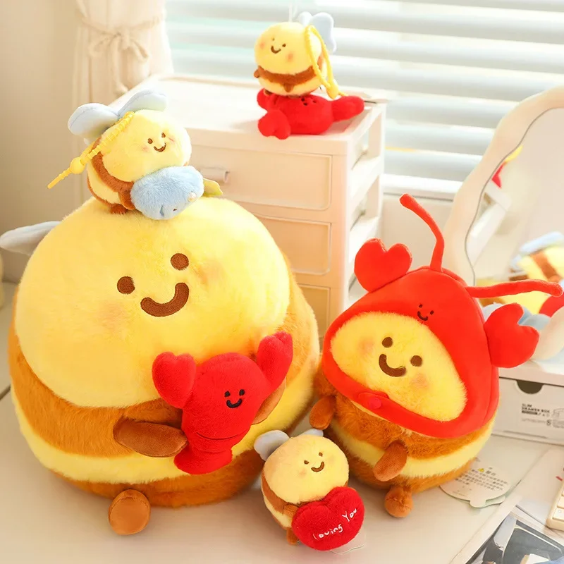 Кавайный кулон Niu Bee, плюшевые игрушки, мягкая детская акула, пчела, необработанная плюшевая супермягкая плюшевая кукла, подушка, подарки на день рождения для детей
Кавайный кулон Niu Bee, плюшевые игрушки, мягкая детская акула, пчела, необработанная плюшевая супермягкая плюшевая кукла, подушка, подарки на день рождения для детей