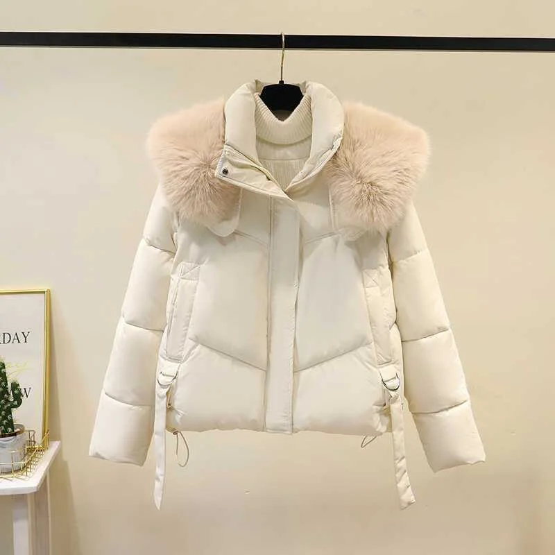 Cotton Jacket Women's Winter 2025 New Thickened Fashion Fur Collar Long Sleeved Coat Korean Stand Up Collar Loose Warm Top Trend
Cotton Jacket Women's Winter 2025 New Thickened Fashion Fur Collar Long Sleeved Coat Korean Stand Up Collar Loose Warm Top Trend