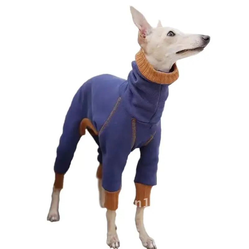 Whippet Long Clothes Dog Winter Warm Pajamas Onesie Turtleneck Four-Leg Rompers Greyhound Large Dogs for Medium Jumpsuit Sleeve
Whippet Long Clothes Dog Winter Warm Pajamas Onesie Turtleneck Four-Leg Rompers Greyhound Large Dogs for Medium Jumpsuit Sleeve