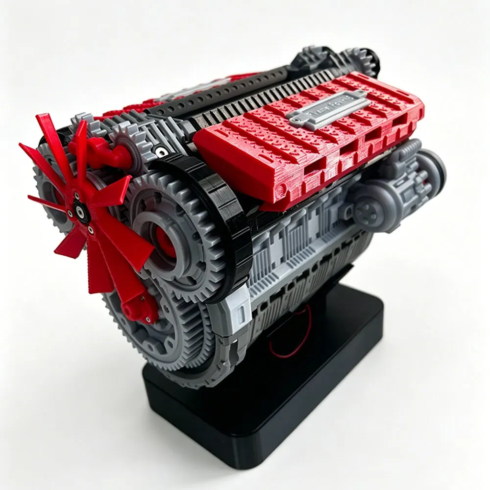 V8 Engine Model Kit 3D Printed Plastic Rotating Adjustable Speed Tech Mechanical Ornament Assembly Toy Birthday Gift DIY For Men
V8 Engine Model Kit 3D Printed Plastic Rotating Adjustable Speed Tech Mechanical Ornament Assembly Toy Birthday Gift DIY For Men