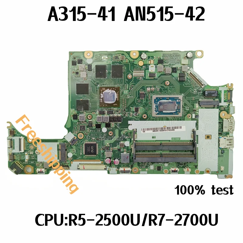 Материнская плата DH5JV для ноутбука ACER LA-G021P A315-41 R7-2700U, материнская плата для процессора 100%
Материнская плата DH5JV для ноутбука ACER LA-G021P A315-41 R7-2700U, материнская плата для процессора 100%
