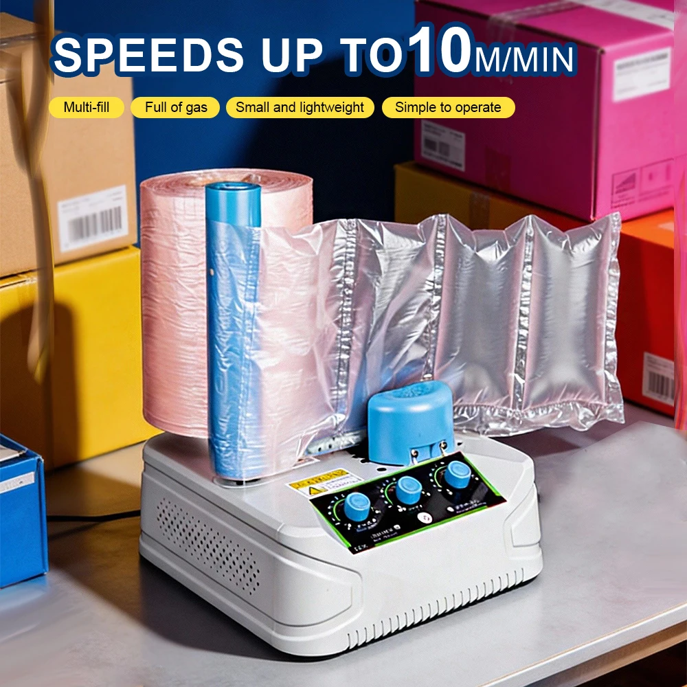 T30 Inflator Fully Automatic Air Cushion Inflator 220V Portable Small Bubble Pillow Machine for Shipping Packaging Supplies
T30 Inflator Fully Automatic Air Cushion Inflator 220V Portable Small Bubble Pillow Machine for Shipping Packaging Supplies