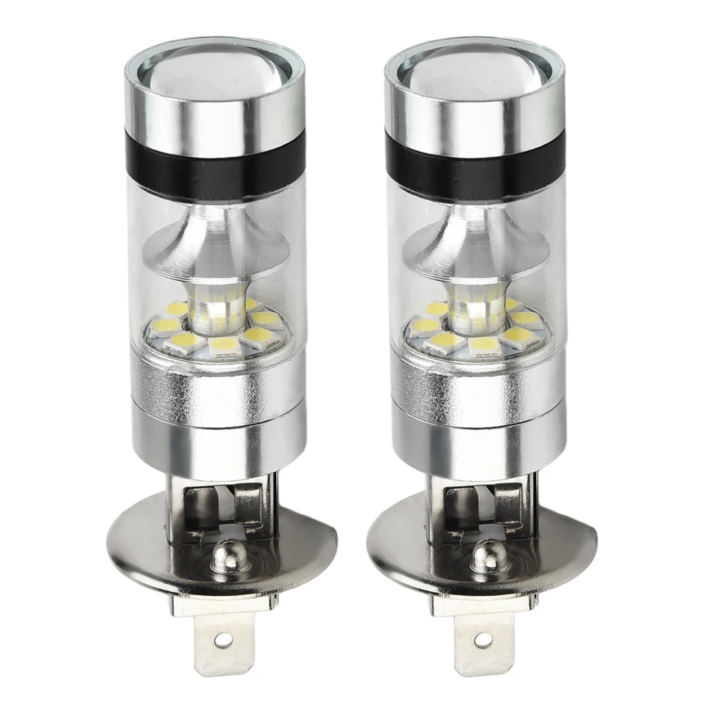 2pcs H1 100W LED White 12-24V 20-for -SMD Projector Fog Driving For DRL Light Bulb 6000K Auto Fog Lamp Day Running Light
2pcs H1 100W LED White 12-24V 20-for -SMD Projector Fog Driving For DRL Light Bulb 6000K Auto Fog Lamp Day Running Light