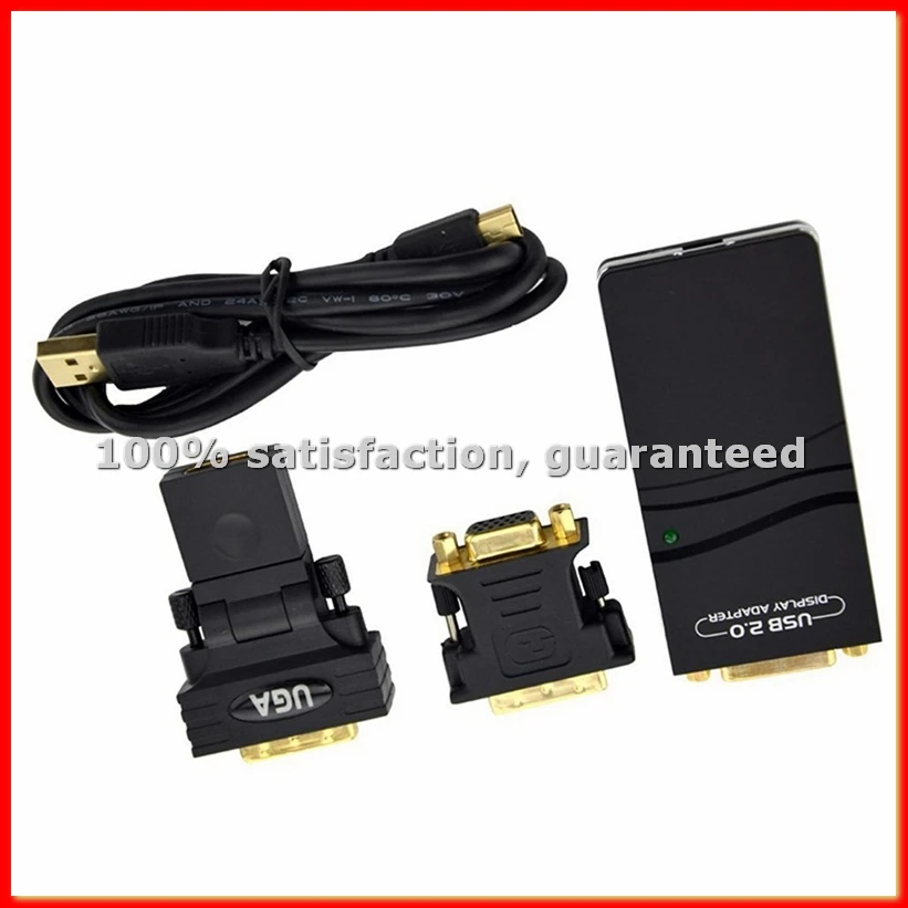 Внешний графический видеоприемник USB 2.0 с поддержкой DVI/VGA для подключения нескольких мониторов, расширения/зеркального отображения для A79U
Внешний графический видеоприемник USB 2.0 с поддержкой DVI/VGA для подключения нескольких мониторов, расширения/зеркального отображения для A79U