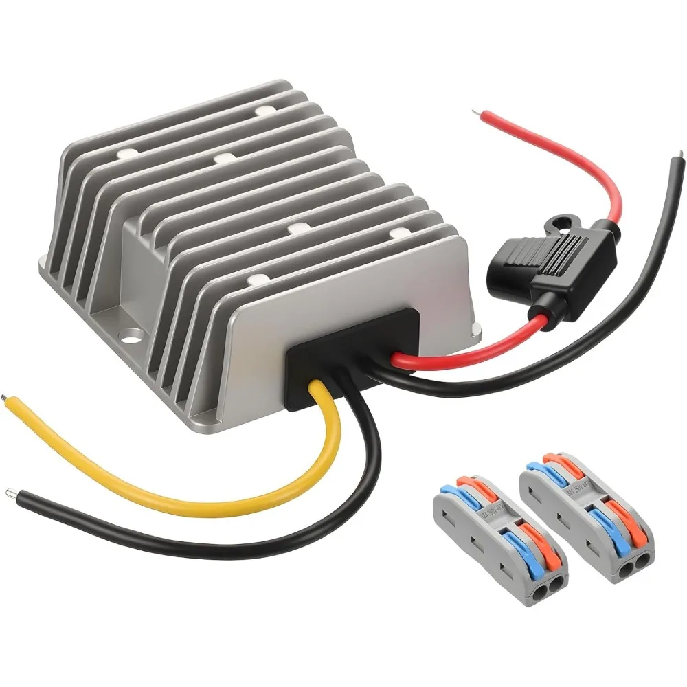 36V/48V Step Down to 24V 20A Converter Voltage Regulator Golf Cart Buck Reducer Power Converter Waterproof Module Transformer
36V/48V Step Down to 24V 20A Converter Voltage Regulator Golf Cart Buck Reducer Power Converter Waterproof Module Transformer