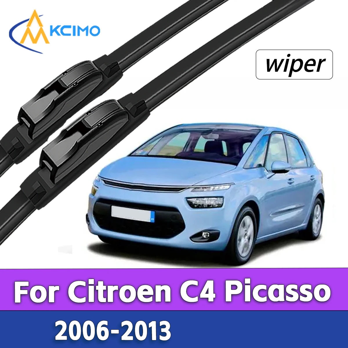 All Weather Durable Wiper Blades For Citroen C4 Picasso 2006-2013 Front Windshield Wiper Soft Rubber Frameless
All Weather Durable Wiper Blades For Citroen C4 Picasso 2006-2013 Front Windshield Wiper Soft Rubber Frameless