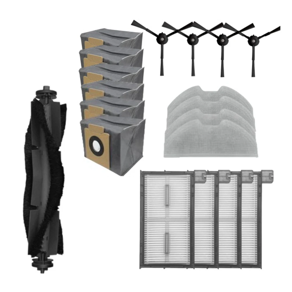 Replacement For Eufy X8 Pro Serie Vacuum Cleaner Spare Replacement Main Roller Brush Filter Side Brush Mop Dust Bag
Replacement For Eufy X8 Pro Serie Vacuum Cleaner Spare Replacement Main Roller Brush Filter Side Brush Mop Dust Bag