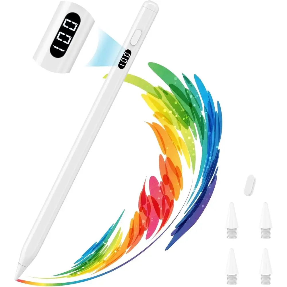 Stylus Pen or iPad 2018-2025, USB-C ast Charging Pencil with LED Power Display Sensitivity or iPad A16/11/10/9/8/7/6, Air 7/6/5/
Stylus Pen or iPad 2018-2025, USB-C ast Charging Pencil with LED Power Display Sensitivity or iPad A16/11/10/9/8/7/6, Air 7/6/5/