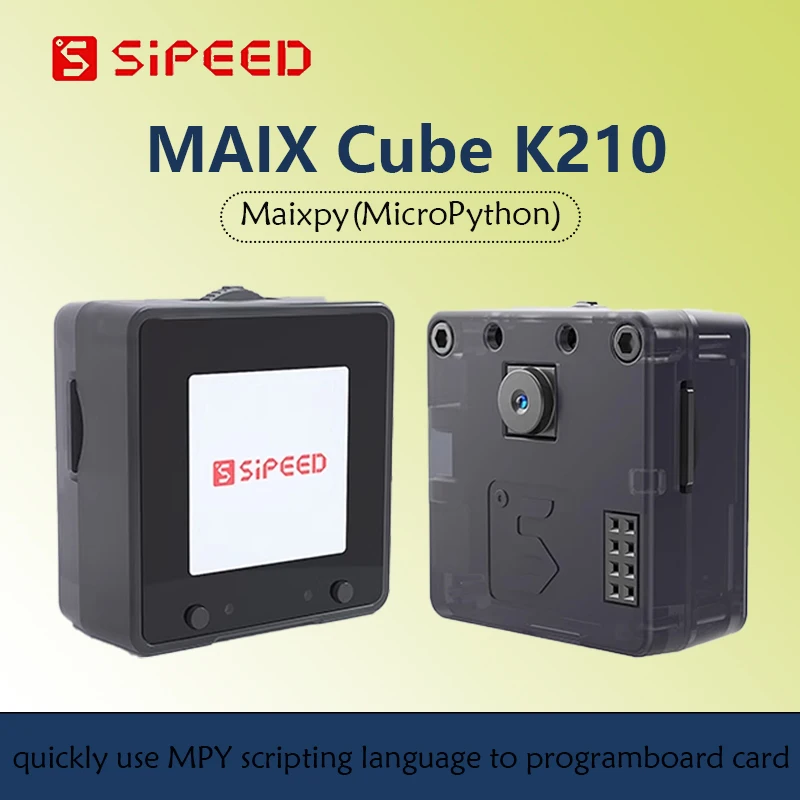 Sipeed MaixCube K210 AI Maixpy (MicroPython) + много мини-интерфейс Grove с 1,3-дюймовым ЖК-дисплеем
Sipeed MaixCube K210 AI Maixpy (MicroPython) + много мини-интерфейс Grove с 1,3-дюймовым ЖК-дисплеем