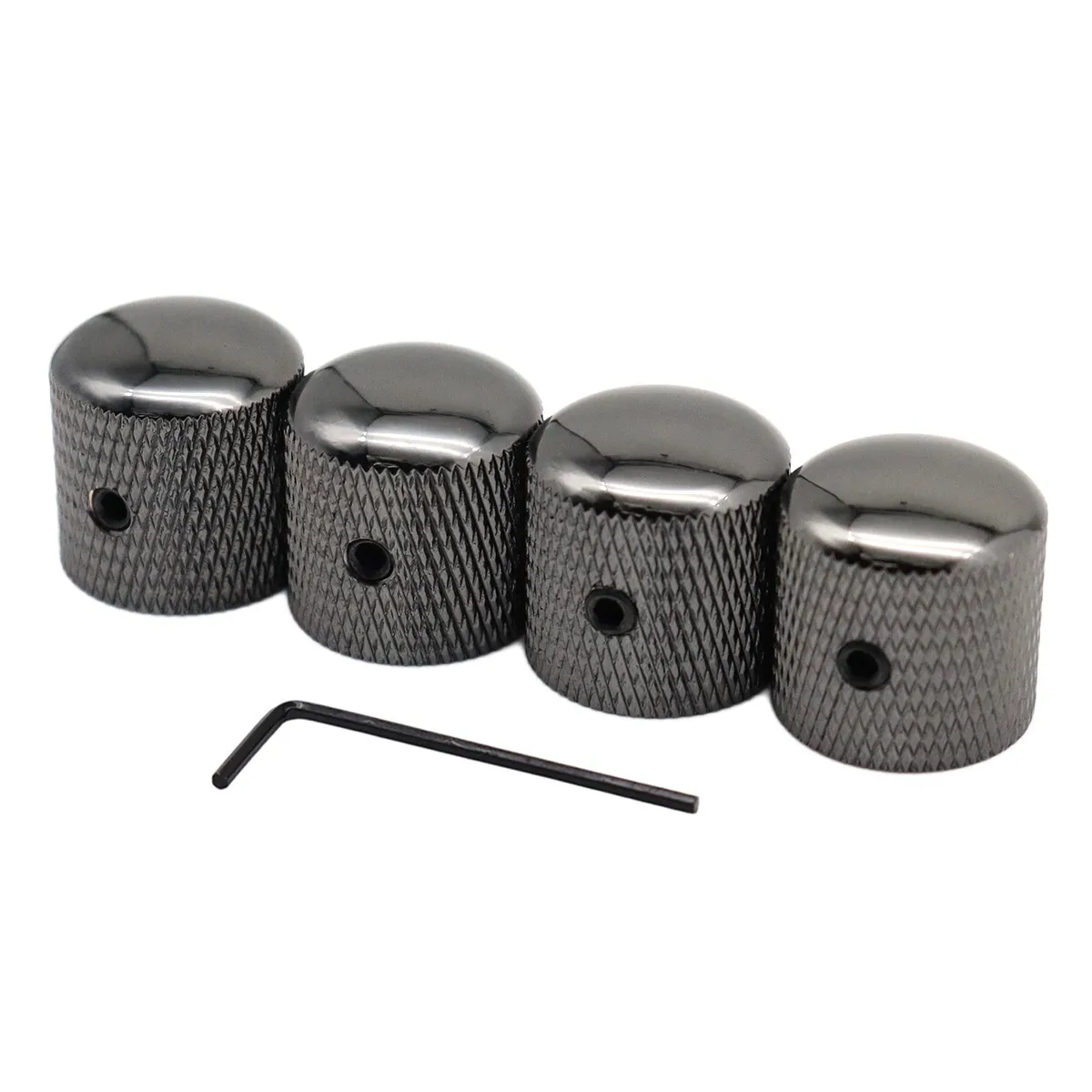 4Pcs Metal Dome guitar Knobs Volume Tone Guitar Speed Control Knobs Black Nickel
4Pcs Metal Dome guitar Knobs Volume Tone Guitar Speed Control Knobs Black Nickel
