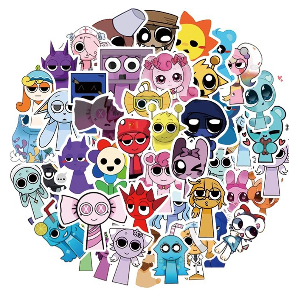 10/30/50pcs Funny Incredibox Sprunki Anime Game Stickers DIY Notebook Laptop Motorcycle Bike Cartoon PVC Graffiti Sticker Decals
10/30/50pcs Funny Incredibox Sprunki Anime Game Stickers DIY Notebook Laptop Motorcycle Bike Cartoon PVC Graffiti Sticker Decals