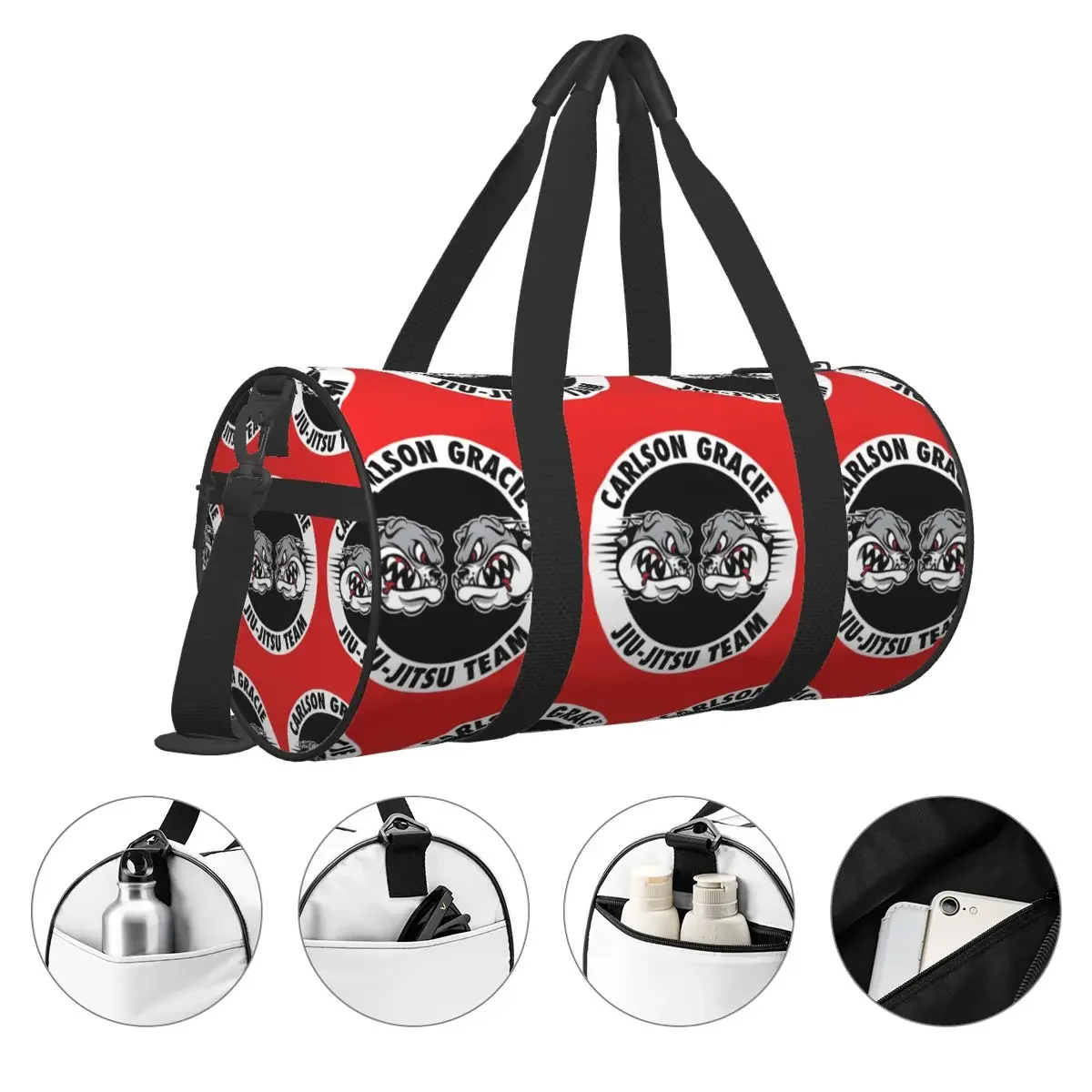 Carlson Gracie Jiu-Jitsu Team Large Duffle Gym Bag Multi-Functional Duffle Travel Bags Handbags Fitness bag
Carlson Gracie Jiu-Jitsu Team Large Duffle Gym Bag Multi-Functional Duffle Travel Bags Handbags Fitness bag