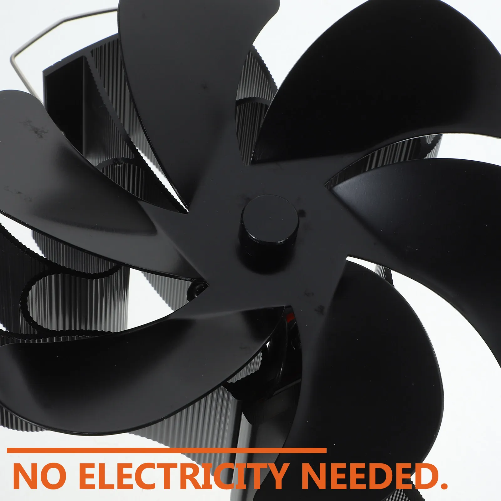 Heat Powered Fan Home Fireplace 5 Blades Silent Warm Air Practical Black Household
Heat Powered Fan Home Fireplace 5 Blades Silent Warm Air Practical Black Household