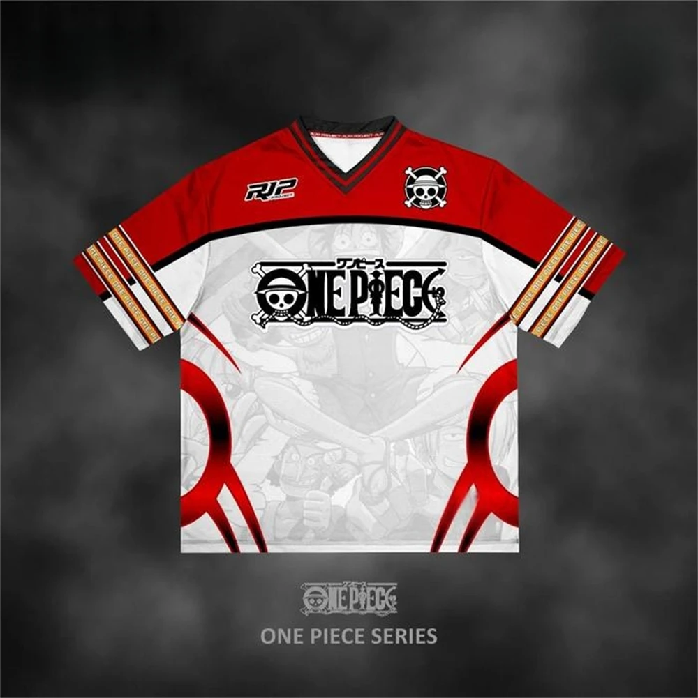 2026 New Bandai Japanese Anime Men's T-shirt Quick-drying One Piece Luffy Zoro Football Jersey Kids Adults Cartoon Tops Clothing
2026 New Bandai Japanese Anime Men's T-shirt Quick-drying One Piece Luffy Zoro Football Jersey Kids Adults Cartoon Tops Clothing