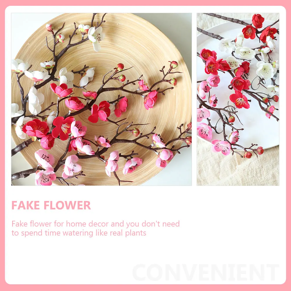 4pcs Artificial Silk Plum Blossom Flowers Fake Home Decor Indoor Household Decorations Festive
4pcs Artificial Silk Plum Blossom Flowers Fake Home Decor Indoor Household Decorations Festive