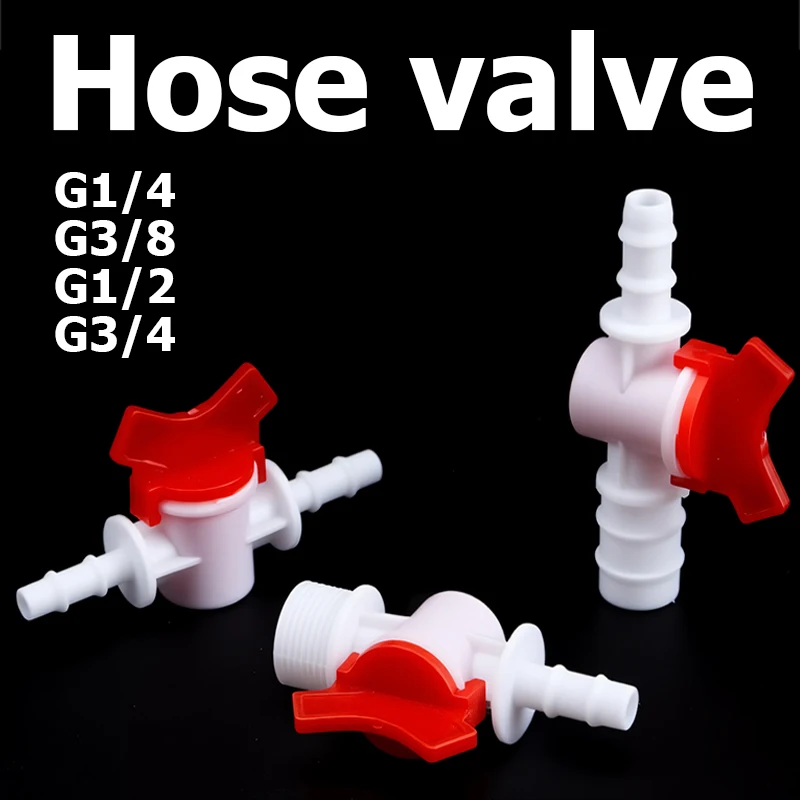 1/5pcs PVC Hose Barb Two Way Plastic Ball Valve G1/4 G3/8 G1/2 G3/4 Aquarium Tank Air Pump Garden Water Connector Pipe Valve
1/5pcs PVC Hose Barb Two Way Plastic Ball Valve G1/4 G3/8 G1/2 G3/4 Aquarium Tank Air Pump Garden Water Connector Pipe Valve