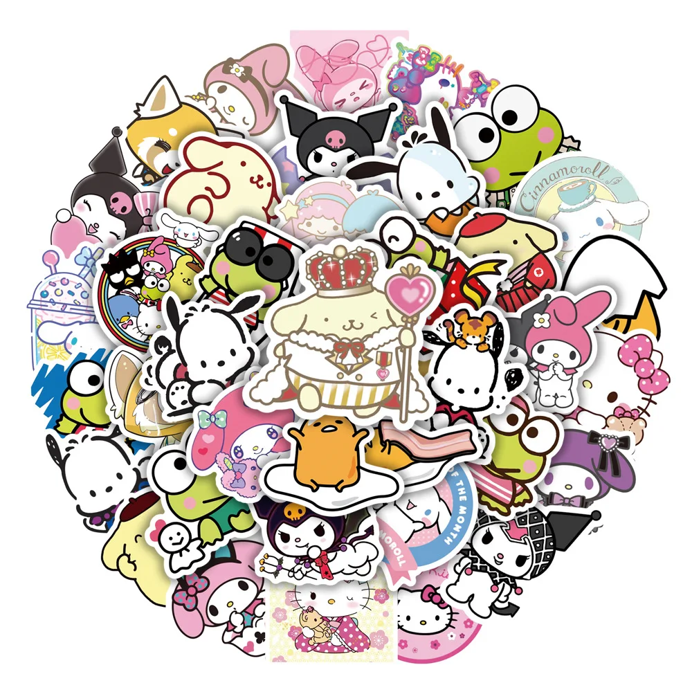 50 Cute Sanrio Hello Kitty and Her Friends Anime Stickers Water Cup Trolley Box Stickers DIY Toys Kawaii Gifts for Kids
50 Cute Sanrio Hello Kitty and Her Friends Anime Stickers Water Cup Trolley Box Stickers DIY Toys Kawaii Gifts for Kids