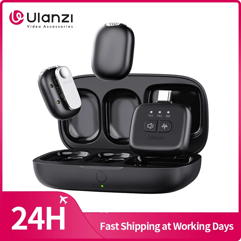 Ulanzi A30 Tiny Mic Lavalier Microphone for Smartphone Camera Gopro Laptop for iPhone 16 15 14 13 Android
Ulanzi A30 Tiny Mic Lavalier Microphone for Smartphone Camera Gopro Laptop for iPhone 16 15 14 13 Android