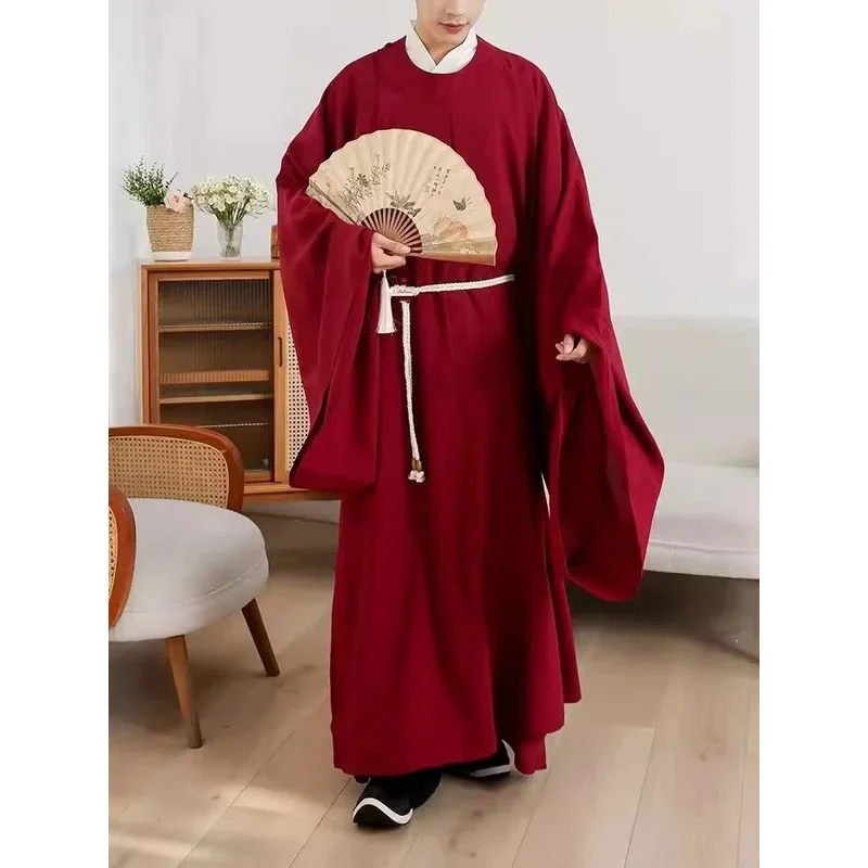 Classic Tang Song Dynasty Hanfu Men Women Solid Color Round Necked Robe Niche Chinese Scholar Poet Costume Couple Cosplay Cloth
Classic Tang Song Dynasty Hanfu Men Women Solid Color Round Necked Robe Niche Chinese Scholar Poet Costume Couple Cosplay Cloth