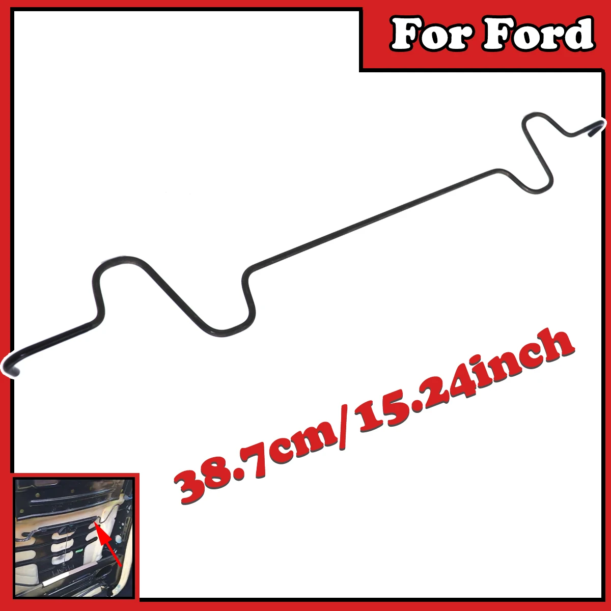 38.7cm Front Seat Back Lumbar Support Spring Backrest Cable Wire Repair For Ford Mondeo IV MK4 S-Max MK1 Galaxy MK3 2006-2015
38.7cm Front Seat Back Lumbar Support Spring Backrest Cable Wire Repair For Ford Mondeo IV MK4 S-Max MK1 Galaxy MK3 2006-2015