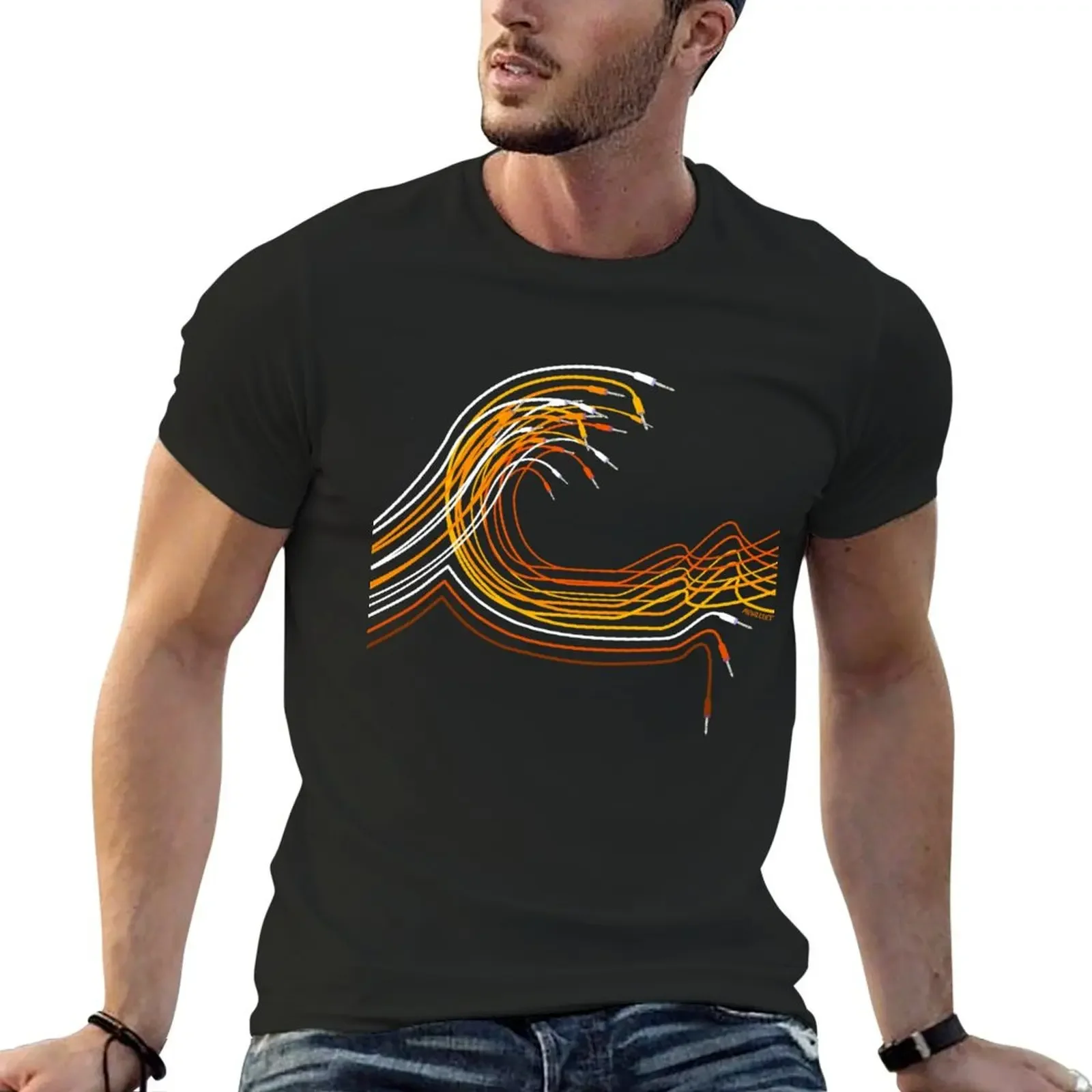 Great Wave of Modular Synthesizer T-Shirt summer tops blacks shirts graphic basketball graphic tees mens vintage t shirts
Great Wave of Modular Synthesizer T-Shirt summer tops blacks shirts graphic basketball graphic tees mens vintage t shirts