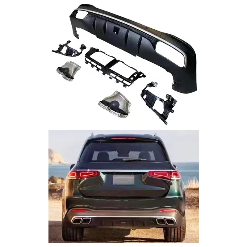 2019-2022 W167 Car Modification And Upgrade Rear Bumper Exhaust Pipe For W167 GLS450 GLS63Body Kit Full Body Kit Wideb
2019-2022 W167 Car Modification And Upgrade Rear Bumper Exhaust Pipe For W167 GLS450 GLS63Body Kit Full Body Kit Wideb