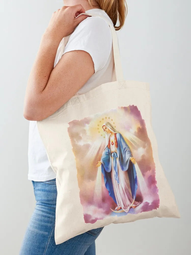 Virgin Mary colorful Painting Tote Bag women bag Canvas bag Customizable tote
Virgin Mary colorful Painting Tote Bag women bag Canvas bag Customizable tote