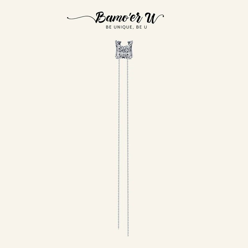 BAMOER U Top Jewelry Vintage Classical 1pcs Long Tassel Stud Earrings For Women Princess Mono Exquisite Wedding Party Gift
BAMOER U Top Jewelry Vintage Classical 1pcs Long Tassel Stud Earrings For Women Princess Mono Exquisite Wedding Party Gift