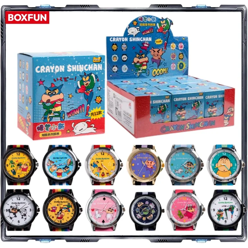 Crayon Shin-chan Watch Blind Box Anime Co-branded Timepiece Trendy Accessory Cute Student Daily Wear Ideal Gift for Fans Toy
Crayon Shin-chan Watch Blind Box Anime Co-branded Timepiece Trendy Accessory Cute Student Daily Wear Ideal Gift for Fans Toy