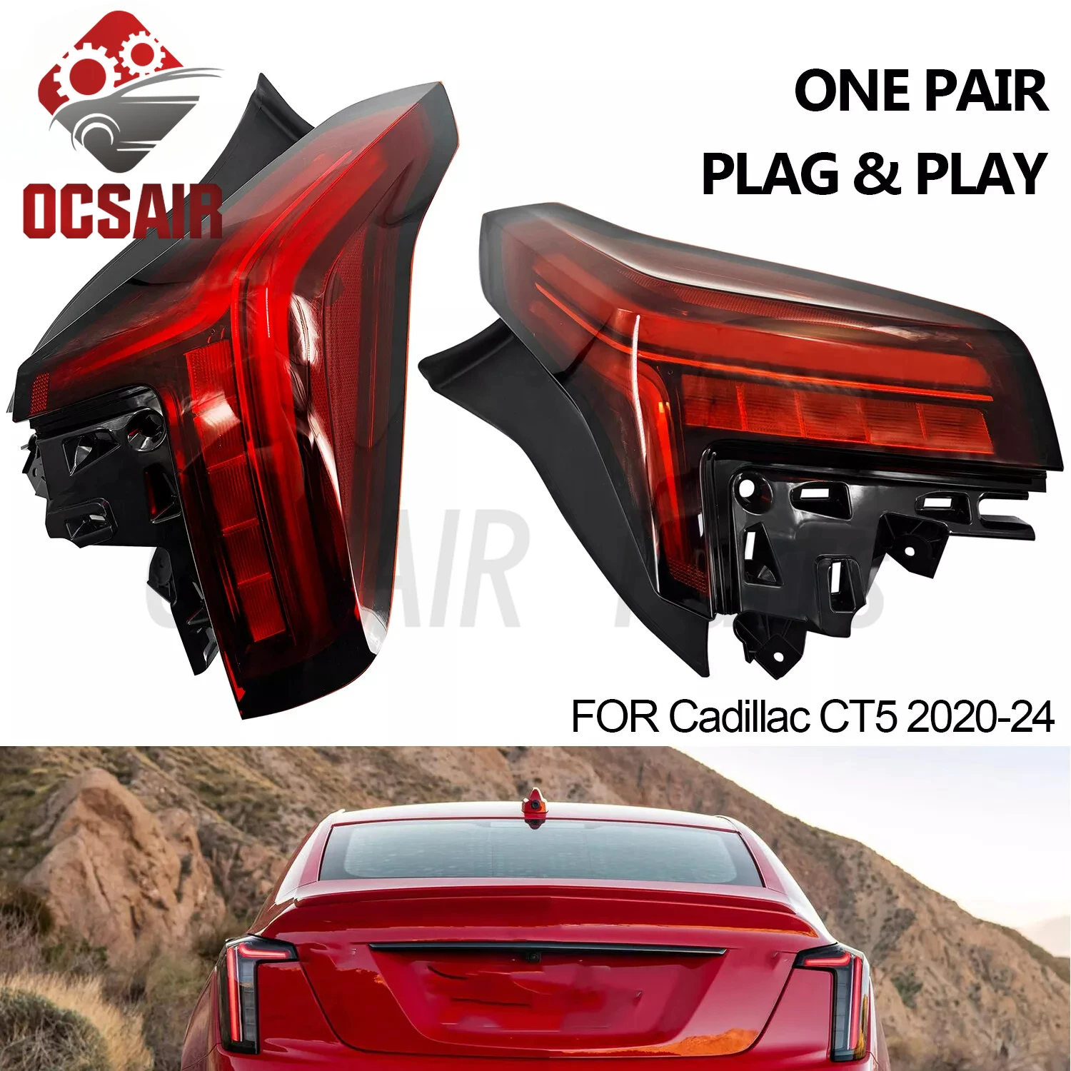 Светодиодный задний фонарь ОДНА ПАРА Задний фонарь тормоза для Cadillac CT5 2020-2025 левый правый
Светодиодный задний фонарь ОДНА ПАРА Задний фонарь тормоза для Cadillac CT5 2020-2025 левый правый