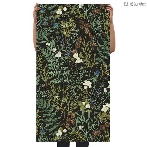 Tropical Rain Forest Peel and Stick Wallpaper White Floral Self Adhesive Removable Leaf Contact Paper For Bedroom Walls Cabinets