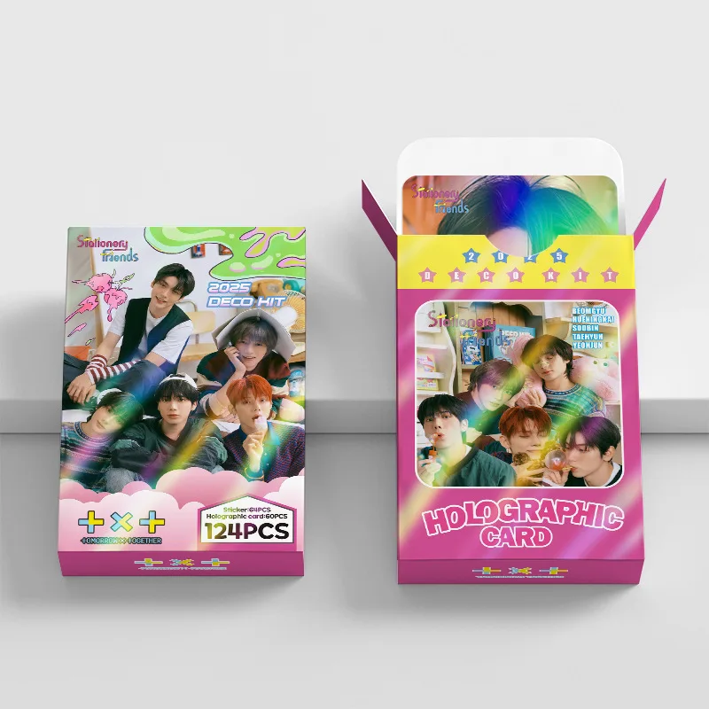 124 шт. TXT 2025 DECO KIT лазерные голографические карточки K-pop коллекционные ограниченный выпуск
124 шт. TXT 2025 DECO KIT лазерные голографические карточки K-pop коллекционные ограниченный выпуск