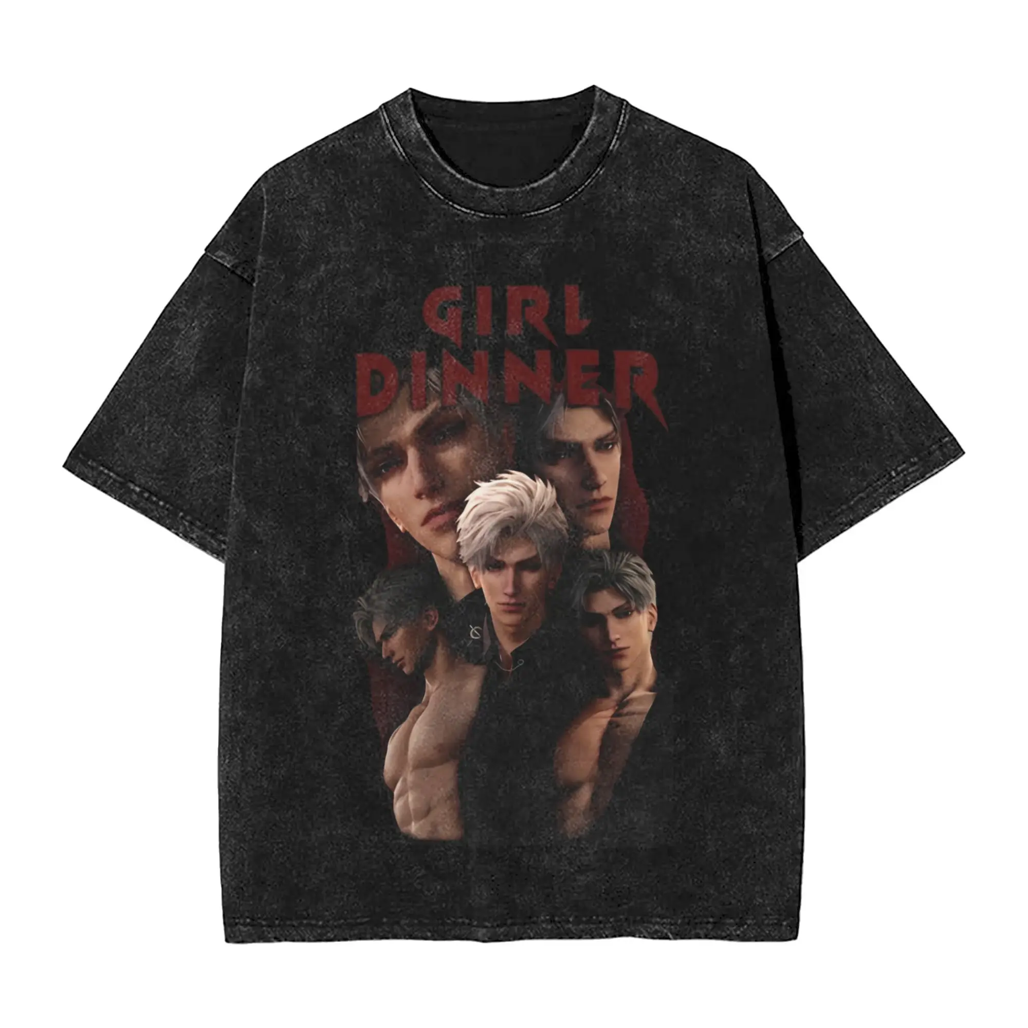 Sylus - Girl Dinner Love and Deepspace Outfit Washed T Shirt Men Women Streetwear Hip Hop T-Shirt Graphic Printed Tee Shirt
Sylus - Girl Dinner Love and Deepspace Outfit Washed T Shirt Men Women Streetwear Hip Hop T-Shirt Graphic Printed Tee Shirt