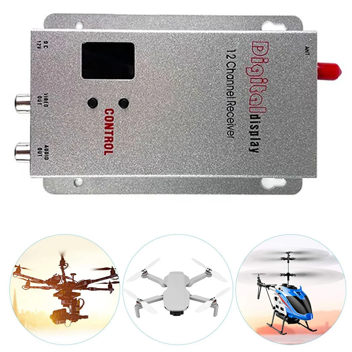 ПередатчикFPV 1.2G 1.3G VRX приемник 12-канальный цифровой дисплей для модели RC дрона FPV дальнего действия
ПередатчикFPV 1.2G 1.3G VRX приемник 12-канальный цифровой дисплей для модели RC дрона FPV дальнего действия