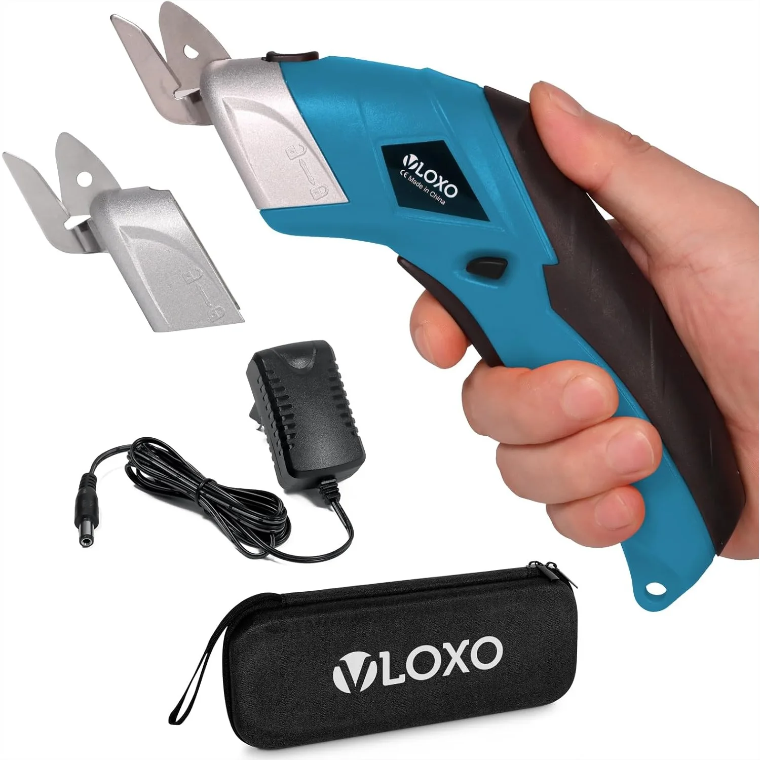 Cordless Electric Scissors With 2 Blades Rechargeable Cardboard Cutter For Fabric Carpet Leather Felt
Cordless Electric Scissors With 2 Blades Rechargeable Cardboard Cutter For Fabric Carpet Leather Felt