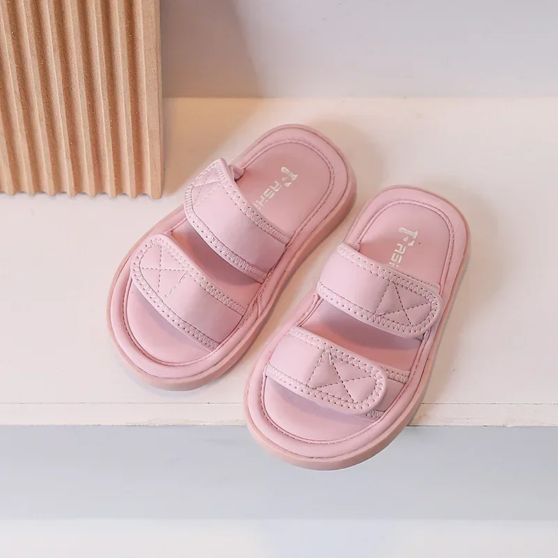 Children Sandals Outdoors Soild Color Versatile Boys Girls Slippers Soft 2025 Summer New Kids Beach Shoes Non-slip Open Toes
Children Sandals Outdoors Soild Color Versatile Boys Girls Slippers Soft 2025 Summer New Kids Beach Shoes Non-slip Open Toes