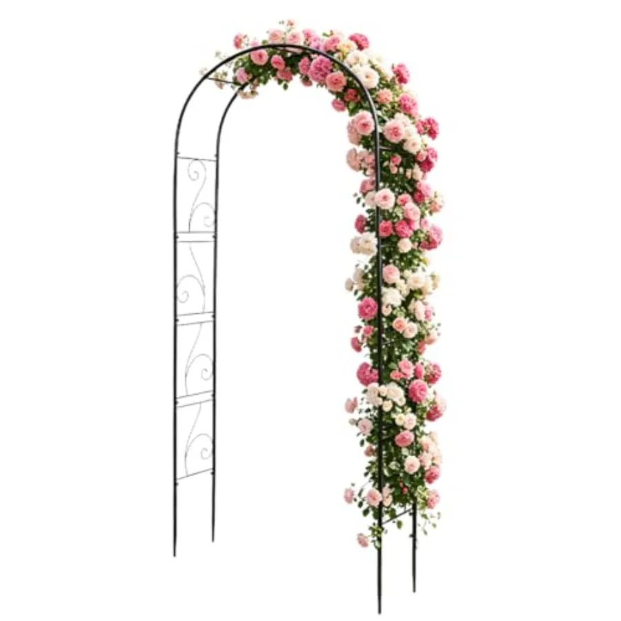 Metal Garden Arch 93 Arched Arbor, Heavy Duty Galvanized Steel Outdoor Archway Trellis for Wedding, Climbing Plants, Garden Dec
Metal Garden Arch 93 Arched Arbor, Heavy Duty Galvanized Steel Outdoor Archway Trellis for Wedding, Climbing Plants, Garden Dec