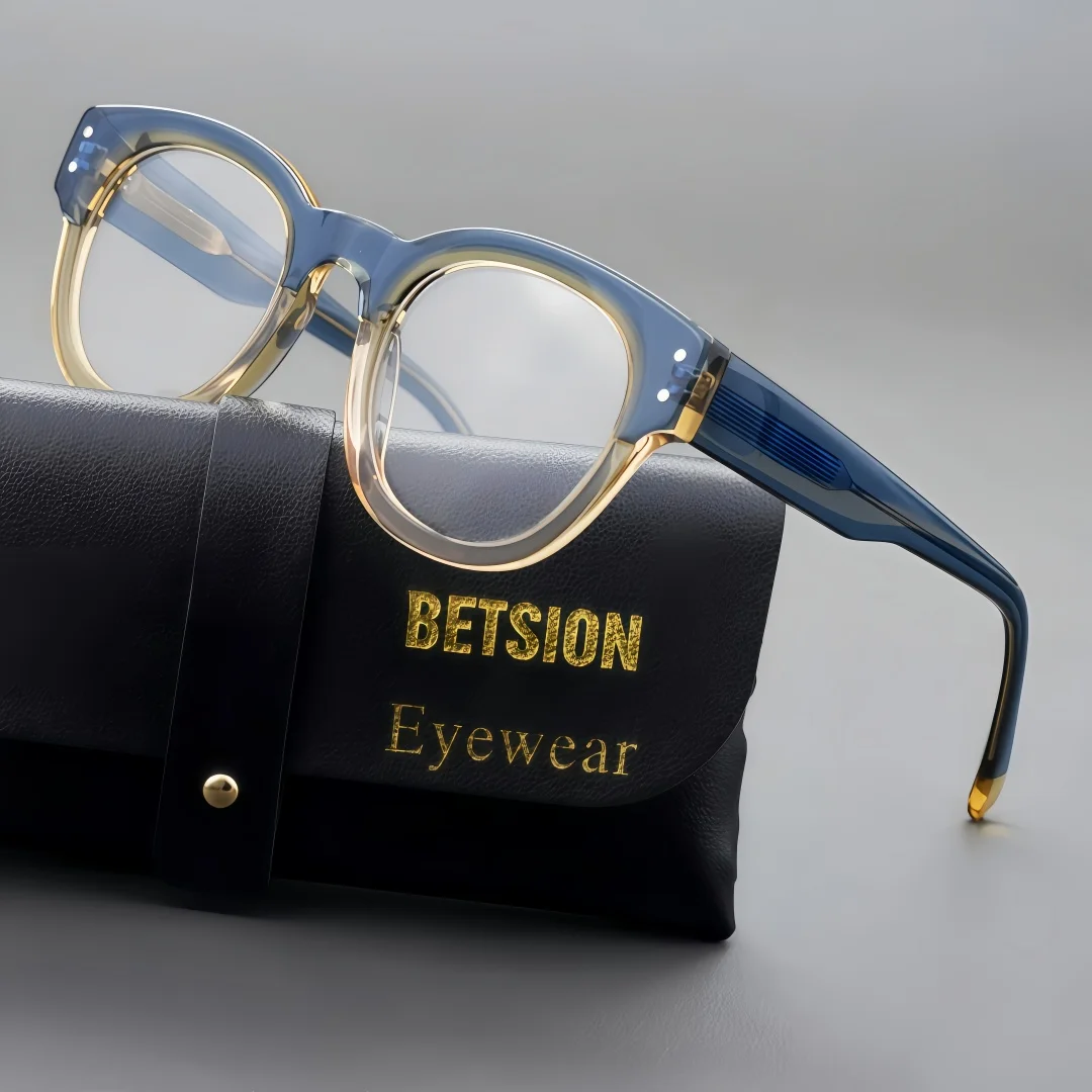 BETSION Retro Thick Round Eyeglasses Vintage Premium Acetate Full Rim Spectacle Frame for Men And Women Fashion Eyewear #6607
BETSION Retro Thick Round Eyeglasses Vintage Premium Acetate Full Rim Spectacle Frame for Men And Women Fashion Eyewear #6607