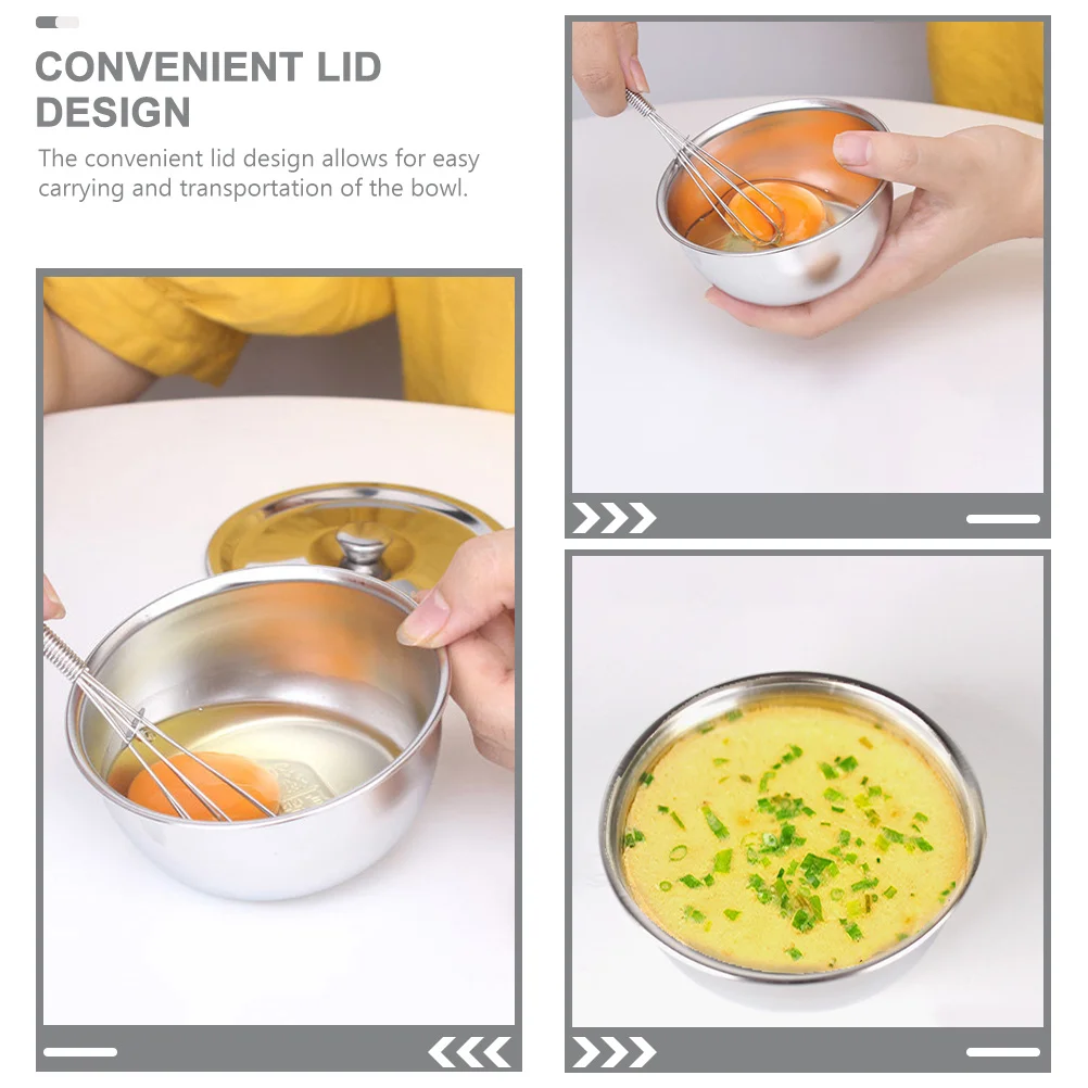 190Ml Stainless Steel Kids Bowl With Lid For Eating Soup Rice Container Toddler Food Bowl Kitchen Serving Bowls For Children
190Ml Stainless Steel Kids Bowl With Lid For Eating Soup Rice Container Toddler Food Bowl Kitchen Serving Bowls For Children