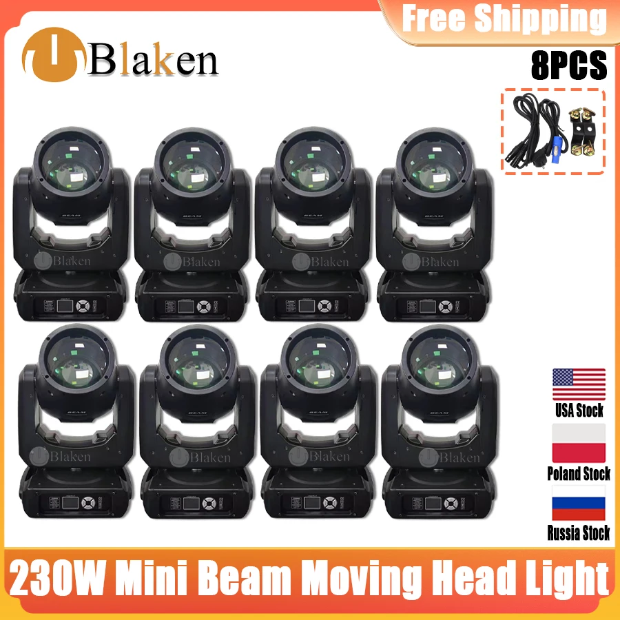 0 Tax 8Pcs Lyre Mini Beam 230W 7R Moving Head Light 230W DJ Moving Key Model Beam 7r Sharpy Beam 230 Stage Disco Light
0 Tax 8Pcs Lyre Mini Beam 230W 7R Moving Head Light 230W DJ Moving Key Model Beam 7r Sharpy Beam 230 Stage Disco Light