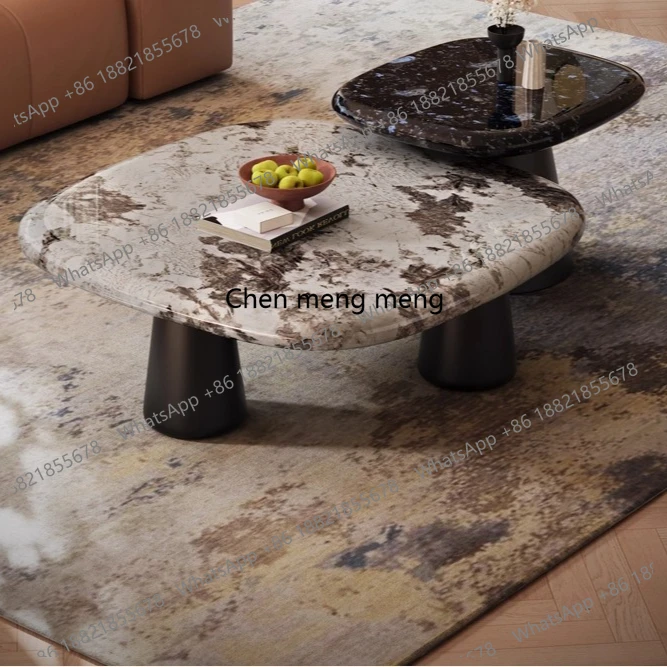 Italian minimalist coffee table combination designer light luxury villa large flat floor living room modern creative tea table
Italian minimalist coffee table combination designer light luxury villa large flat floor living room modern creative tea table