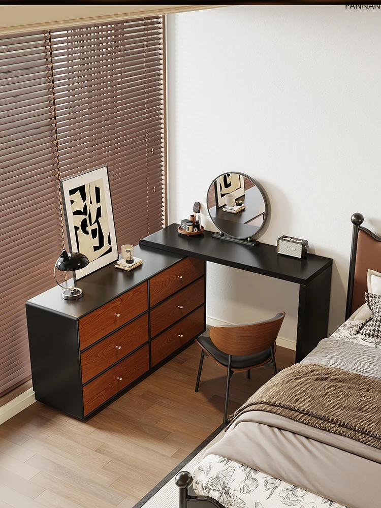 Dresser, chest and cabinet integrated solid wood medium and ancient style, bed tail puzzle learning, Evian water fun
Dresser, chest and cabinet integrated solid wood medium and ancient style, bed tail puzzle learning, Evian water fun