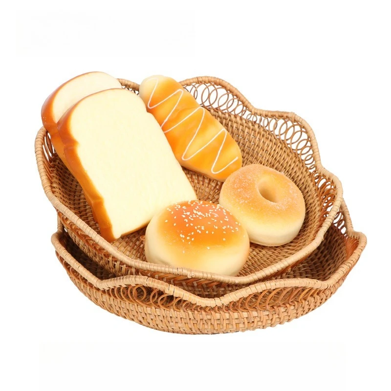 Handmade Woven Wicker Storage Basket, Fruit Basket, Wicker Woven Tray, Restaurant Small Container, Home Decoration
Handmade Woven Wicker Storage Basket, Fruit Basket, Wicker Woven Tray, Restaurant Small Container, Home Decoration