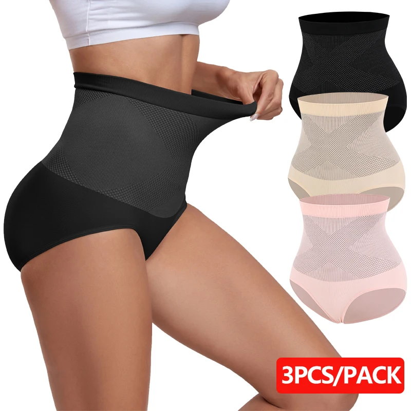 Tummy Control Panties Women Shapewear Slimming Waist Butt Lifter Briefs High Wast Compression Flat Belly Underwear 3PCS/Pack
Tummy Control Panties Women Shapewear Slimming Waist Butt Lifter Briefs High Wast Compression Flat Belly Underwear 3PCS/Pack
