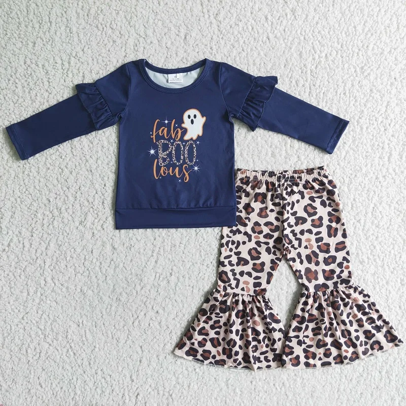 Baby Girls Summer Hot Sale Girls Ghost Long Sleeve Leopard Pants Suit Wholesale Boutique Baby Girls Children Clothes
Baby Girls Summer Hot Sale Girls Ghost Long Sleeve Leopard Pants Suit Wholesale Boutique Baby Girls Children Clothes